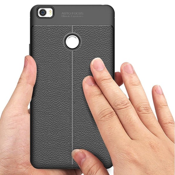 Чехол-накладка Litchi Grain для Xiaomi Mi Max (серый) Чехол-накладка Litchi Grain для Xiaomi Mi Max (серый)