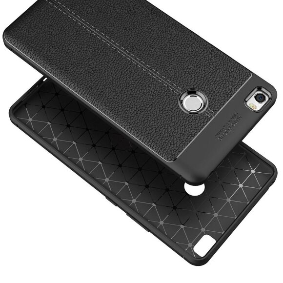 Чехол-накладка Litchi Grain для Xiaomi Mi Max (серый) Чехол-накладка Litchi Grain для Xiaomi Mi Max (серый)