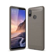 Чехол-накладка Carbon Fibre для Xiaomi Mi Max 3 (серый) Чехол-накладка Carbon Fibre для Xiaomi Mi Max 3 (серый)