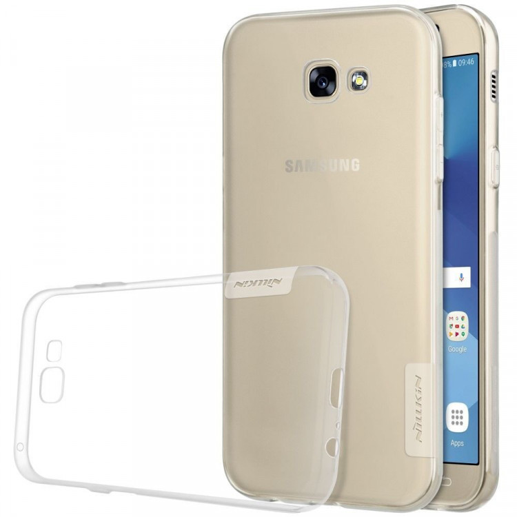 Силиконовый TPU чехол NILLKIN для Samsung Galaxy A3 (2017) SM-A320F (прозрачный)