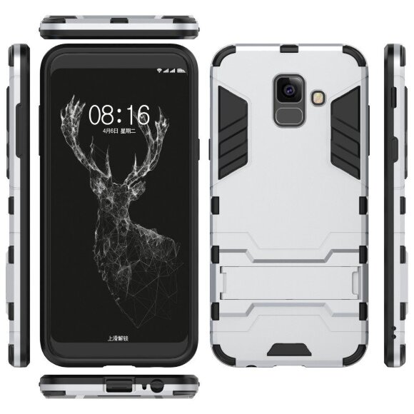 Чехол Duty Armor для Samsung Galaxy A6 (серебряный) Чехол Duty Armor для Samsung Galaxy A6 (серебряный)