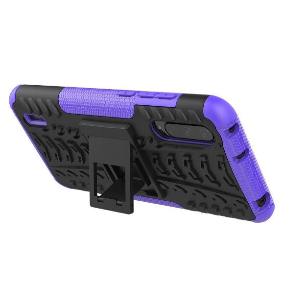 Чехол Hybrid Armor для Xiaomi Mi CC9 / Xiaomi Mi 9 Lite (черный + фиолетовый)