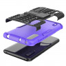 Чехол Hybrid Armor для Xiaomi Mi CC9 / Xiaomi Mi 9 Lite (черный + фиолетовый)