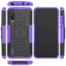 Чехол Hybrid Armor для Xiaomi Mi CC9 / Xiaomi Mi 9 Lite (черный + фиолетовый)