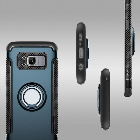 Чехол Hybrid Kickstand для Samsung Galaxy S8+ (темно-серый)