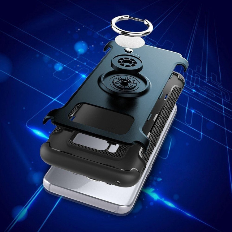 Чехол Hybrid Kickstand для Samsung Galaxy S8+ (темно-серый)