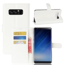 Чехол с визитницей для Samsung Galaxy Note 8 (белый)