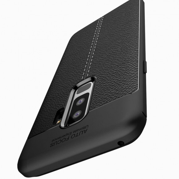 Чехол-накладка Litchi Grain для Samsung Galaxy S9 Plus (черный) Чехол-накладка Litchi Grain для Samsung Galaxy S9 Plus (черный)