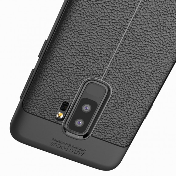Чехол-накладка Litchi Grain для Samsung Galaxy S9 Plus (черный) Чехол-накладка Litchi Grain для Samsung Galaxy S9 Plus (черный)