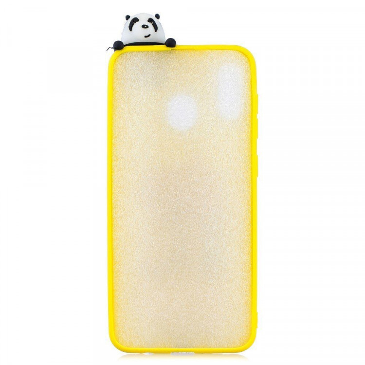 Силиконовый чехол 3D для Samsung Galaxy A30 / Galaxy A20 (Panda and Bear)