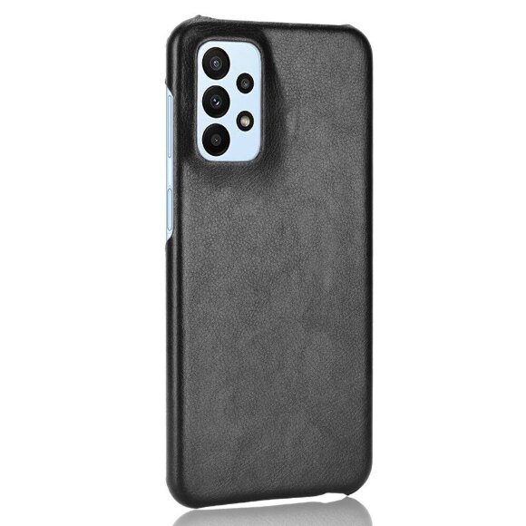 Кожаная накладка-чехол для Samsung Galaxy A23 4G (черный) Кожаная накладка-чехол для Samsung Galaxy A23 4G (черный)