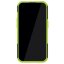 Чехол Hybrid Armor для iPhone 14 Pro Max (черный + зеленый)