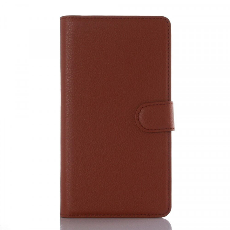 Чехол с визитницей для Huawei Mate 8 (коричневый)
