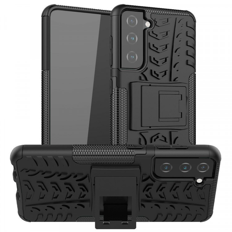 Чехол Hybrid Armor для Samsung Galaxy S21 (черный)