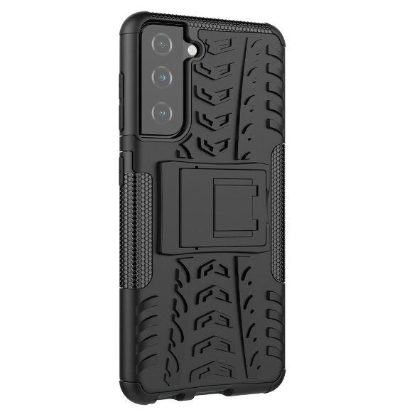 Чехол Hybrid Armor для Samsung Galaxy S21 (черный) Чехол Hybrid Armor для Samsung Galaxy S21 (черный)