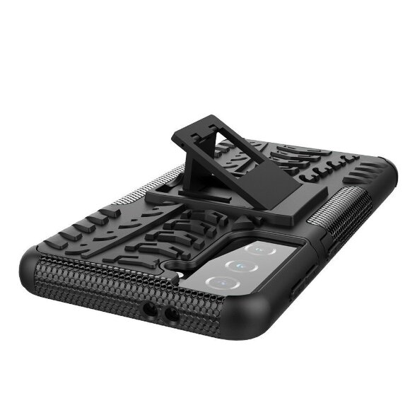 Чехол Hybrid Armor для Samsung Galaxy S21 (черный) Чехол Hybrid Armor для Samsung Galaxy S21 (черный)