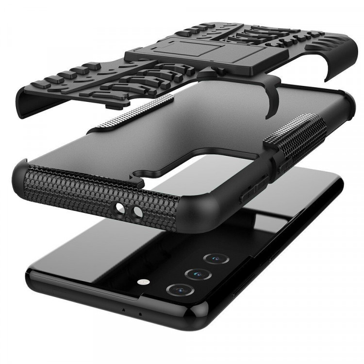 Чехол Hybrid Armor для Samsung Galaxy S21 (черный)