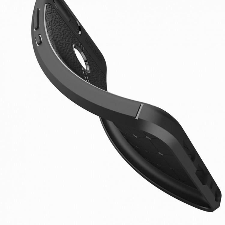 Чехол-накладка Litchi Grain для Huawei Honor 9i / Honor 9N (красный)