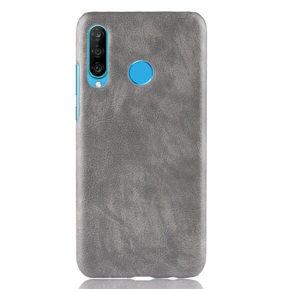 Кожаная накладка-чехол для Huawei P30 Lite / nova 4e / Honor 20S (MAR-LX1H) (серый) Кожаная накладка-чехол для Huawei P30 Lite / nova 4e / Honor 20S (MAR-LX1H) (серый)