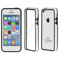 Прозрачный бампер для iPhone 5C (черный)