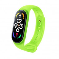 Флуоресцентный силиконовый ремешок для Xiaomi Mi Band 7 (зеленый)