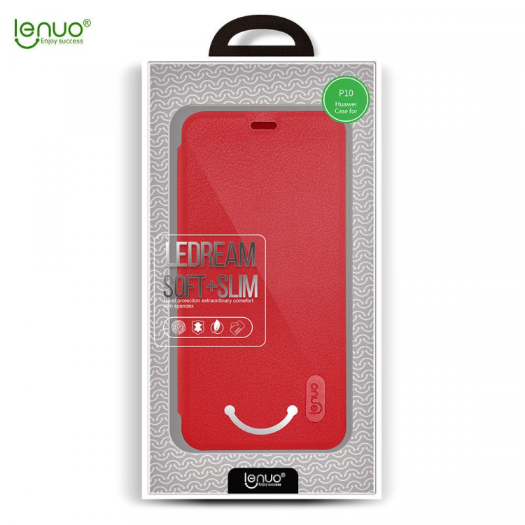 Чехол LENUO для Huawei P10 (красный)