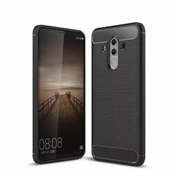 Чехол-накладка Carbon Fibre для Huawei Mate 10 Pro (черный)