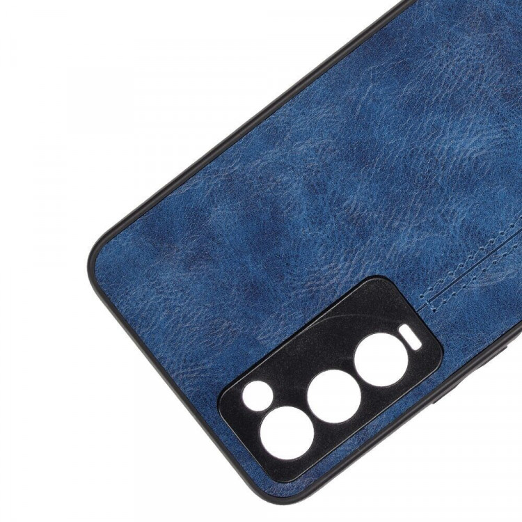 Чехол из экокожи для Tecno Camon 18 / Camon 18 P (синий)