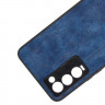 Чехол из экокожи для Tecno Camon 18 / Camon 18 P (синий)