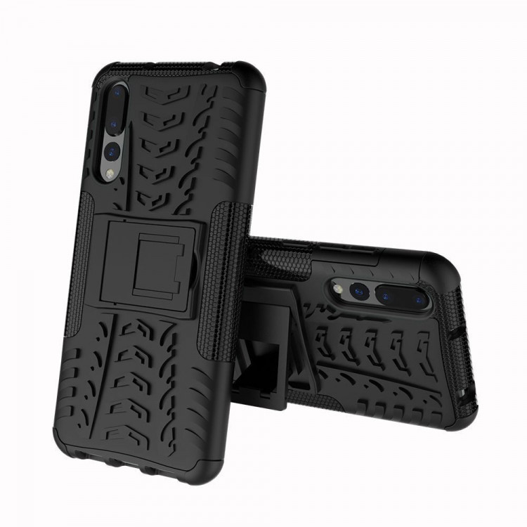 Чехол Hybrid Armor для Huawei P20 Pro / P20 Plus (черный)