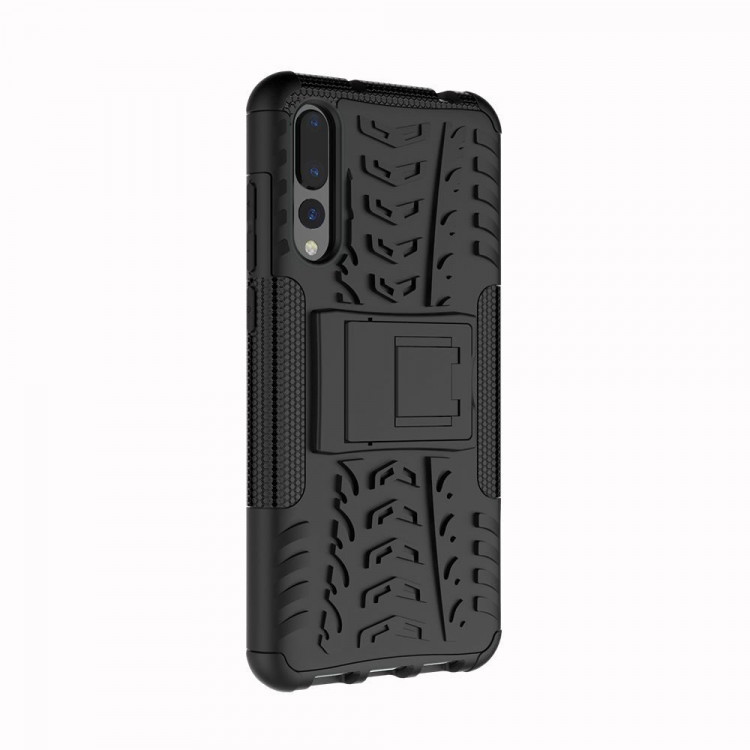 Чехол Hybrid Armor для Huawei P20 Pro / P20 Plus (черный)