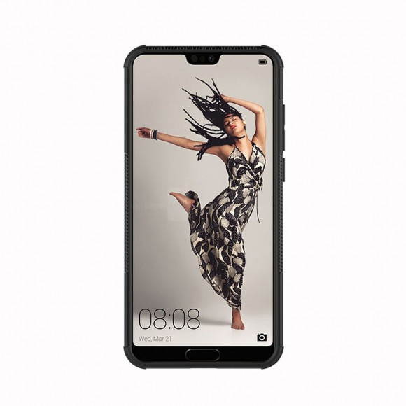 Чехол Hybrid Armor для Huawei P20 Pro / P20 Plus (черный) Чехол Hybrid Armor для Huawei P20 Pro / P20 Plus (черный)
