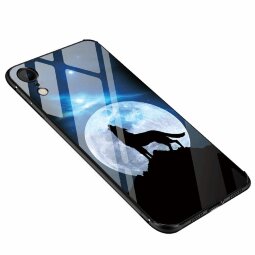 Чехол-накладка для iPhone XR (Night Along Wolf)