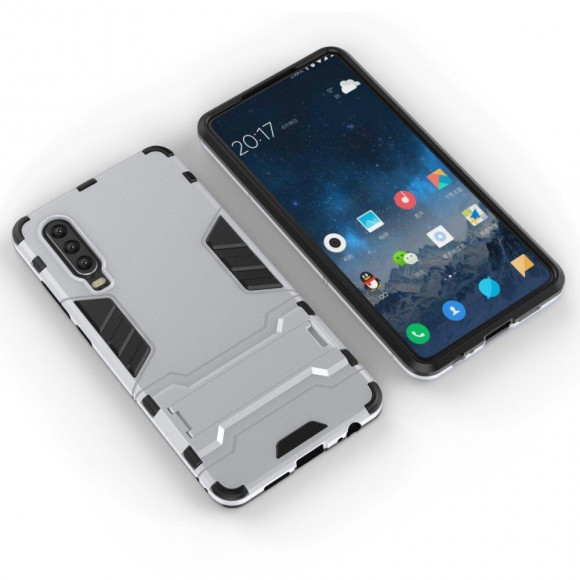 Чехол Duty Armor для Huawei P30 (серебряный)