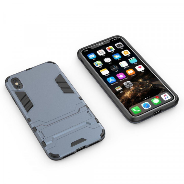 Чехол Duty Armor для iPhone XS Max (темно-синий)