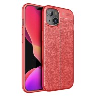 Чехол-накладка Litchi Grain для iPhone 13 mini (красный) Чехол-накладка Litchi Grain для iPhone 13 mini (красный)