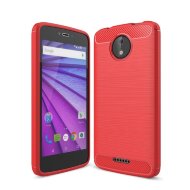 Чехол-накладка Carbon Fibre для Motorola Moto C (красный) Чехол-накладка Carbon Fibre для Motorola Moto C (красный)