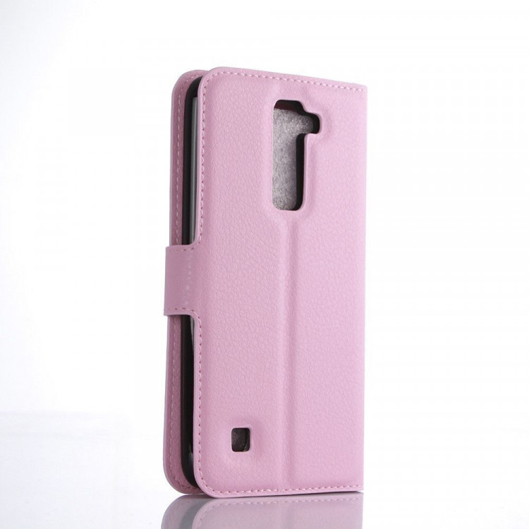 Чехол с визитницей для LG K7 (розовый)