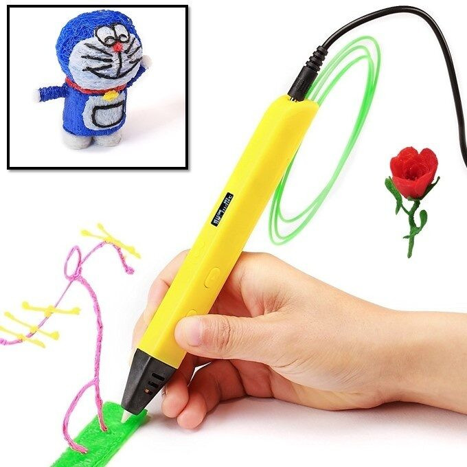 3D Ручка c OLED экраном Jer RP800A (желтый) | 3D ручки