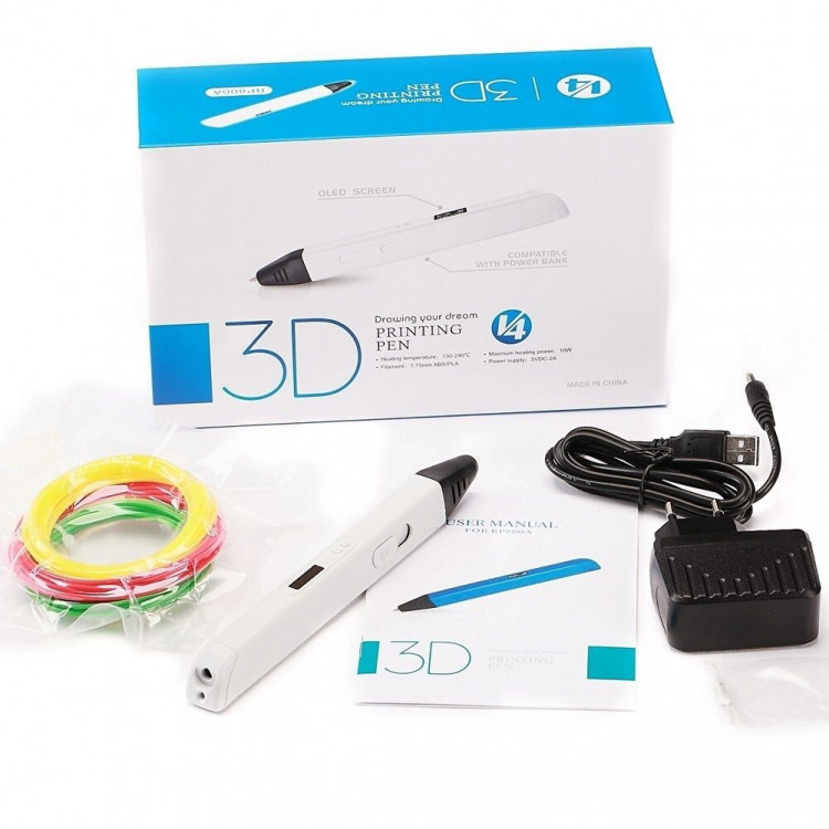 3D Ручка c OLED экраном Jer RP800A (желтый) | 3D ручки