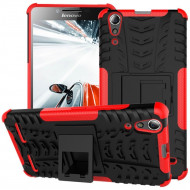 Чехол Hybrid Armor для Lenovo A6000 (черный + красный) Чехол Hybrid Armor для Lenovo A6000 (черный + красный)
