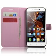 Чехол с визитницей для Lenovo Vibe K5 / K5 Plus (розовый) Чехол с визитницей для Lenovo Vibe K5 / K5 Plus (розовый)