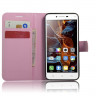Чехол с визитницей для Lenovo Vibe K5 / K5 Plus (розовый)