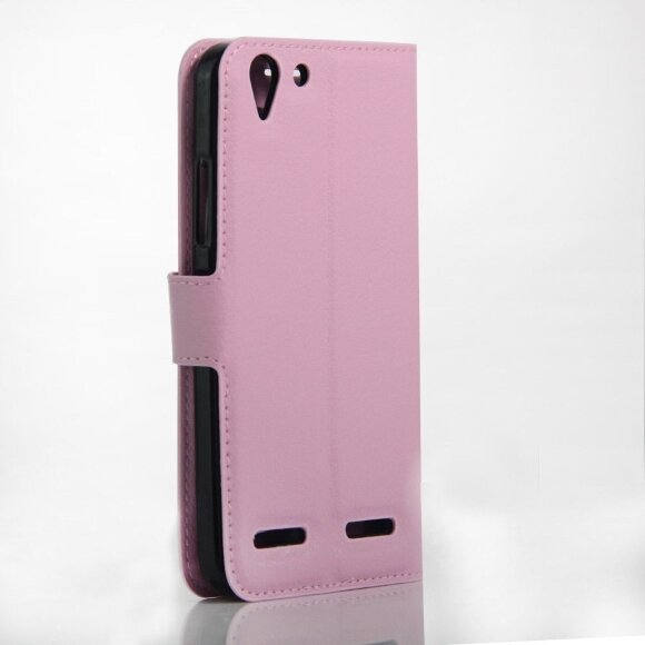 Чехол с визитницей для Lenovo Vibe K5 / K5 Plus (розовый) Чехол с визитницей для Lenovo Vibe K5 / K5 Plus (розовый)