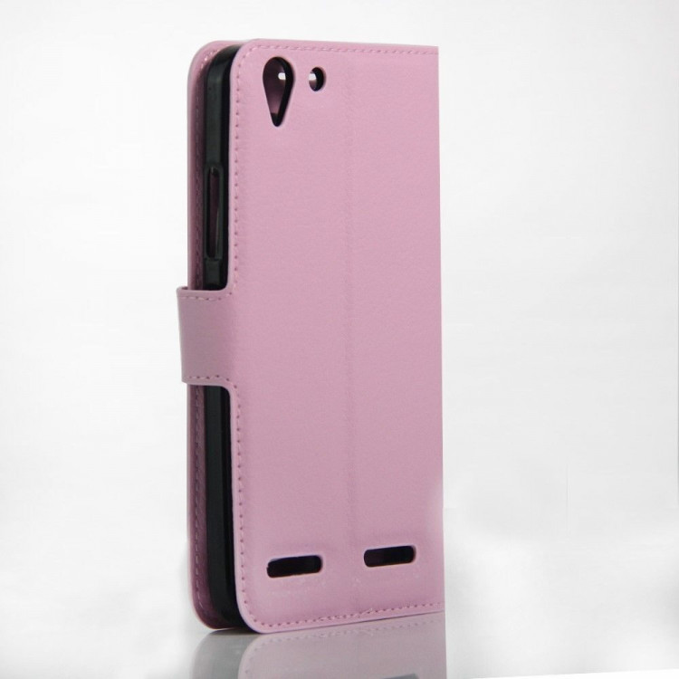 Чехол с визитницей для Lenovo Vibe K5 / K5 Plus (розовый)