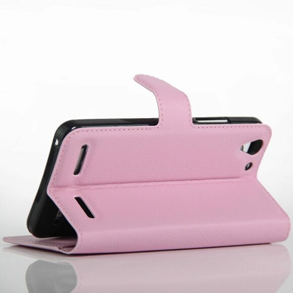 Чехол с визитницей для Lenovo Vibe K5 / K5 Plus (розовый) Чехол с визитницей для Lenovo Vibe K5 / K5 Plus (розовый)