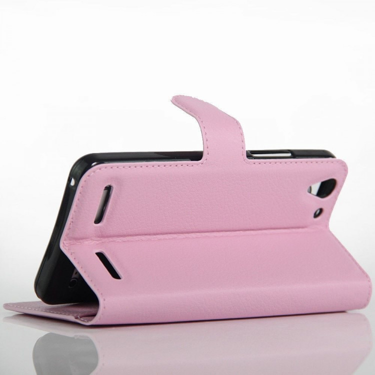 Чехол с визитницей для Lenovo Vibe K5 / K5 Plus (розовый)