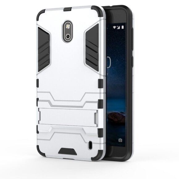 Чехол Duty Armor для Nokia 2 (серебряный) Чехол Duty Armor для Nokia 2 (серебряный)