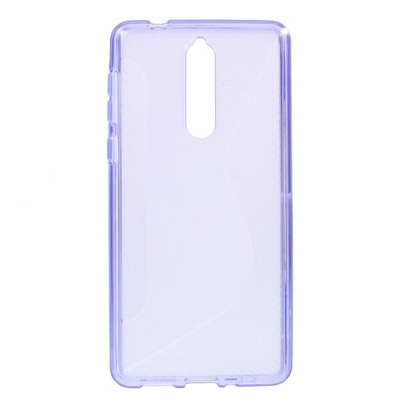 Нескользящий чехол для Nokia 8 (фиолетовый)