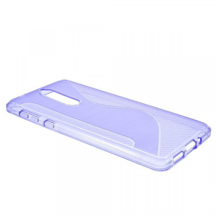 Нескользящий чехол для Nokia 8 (фиолетовый)